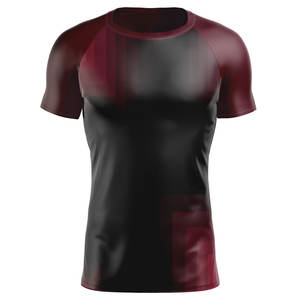 Fabricant en gros de t-shirts de compression à manches courtes pour hommes, vêtements de sport extensibles, service OEM, vêtements de sport, rashguard pour hommes - Product Image 3