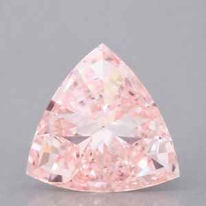 Diamante suelto cultivado en laboratorio, CVD, rosa intenso, corte trillón de 3.01 quilates, con certificado IGI, pulido a mano para la fabricación de joyas. - Product Image 2