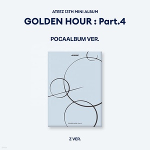 อัลบั้มต้นฉบับภาษาเกาหลีของวง ATEEZ - GOLDEN HOUR ภาคที่ 4 (POCAALBUM VER.) - Product Image 4