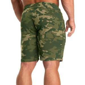 Men's <b>Camouflage</b> Print Quick Dry Elastic Waist <b>Shorts</b> Casual Sport Style Mid Rise Woven Polyester Drawstring Closure - Product Image 3