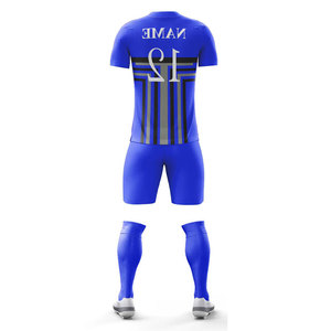 Conjunto de Uniforme de Fútbol de Secado Rápido, Manga Corta, Poliéster/Spandex, Conjuntos de Uniformes Deportivos Personalizados, Conjunto de Camiseta de Fútbol para Adultos - Product Image 3