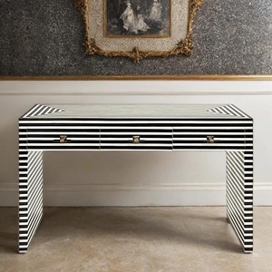 ILAHI's Bone Inlay <b>Drawer</b> Modern Design Agate Detailing <b>Storage</b> Portable Home Furniture - Product Image 1