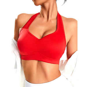 Sujetador Deportivo de Compresión para Fitness, Gimnasio, Yoga, Alto Impacto, Sin Costuras, de Algodón, con Logotipo Personalizado, Cómodo - Product Image 4