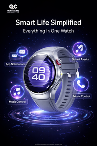 สมาร์ทวอทช์ 2025 QC BT10 หน้าปัดกลม 1.51 นิ้ว พร้อม AI Chat, NFC, GPS, เข็มทิศ, ไฟฉาย, โทรผ่านบลูทูธ, กันน้ำ 3ATM, ฟิตเนสแทรคเกอร์ 5 Max - Product Image 6