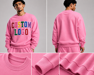 Sudadera con Cuello Redondo y Logotipo Personalizado, Unisex, Corte Regular, Informal, Otoñal, Tejida, 100% Algodón en la Parte Delantera - Product Image 5