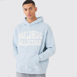 Sudaderas con Capucha Personalizadas para Hombre, Corte Regular, Color Personalizado, con Cierre, para Invierno, Lisas, Teñidas, Unisex, Estilo Urbano, Alta Calidad, 100% Algodón, Y2K - Product Image 1
