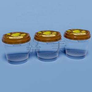 Pots en plastique transparents avec couvercle hermétique pour fruits et légumes secs, mélanges de snacks, fruits et légumes croustillants, chips 500ml IML - Product Image 6