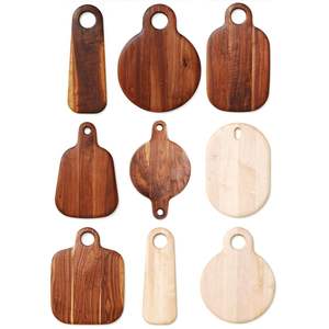 Planche à découper de cuisine professionnelle de luxe, en bois d'acacia écologique, pour couper les légumes, les fruits, les aliments, ustensile essentiel - Product Image 6