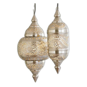 Lámpara de Hierro Estilo Marroquí OEM ODM con Patrón Jali, Lámpara Decorativa de Metal para Proyectos de Iluminación Interior y Exterior - Product Image 2