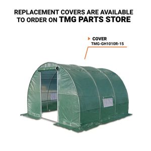 Serra 3x3m per Coltivazione Idroponica con Telo Ripstop e Telaio Refrigerante TMG GH1010R per Giardino - Product Image 3