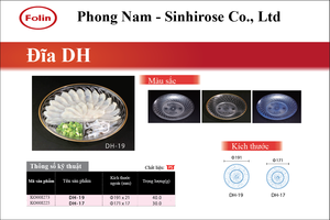 Plateau rond en plastique PP sur mesure pour sushis, sashimis, fruits de mer, pizzas et présentation alimentaire, idéal pour la cuisine japonaise - Fabrication au Vietnam - Product Image 4