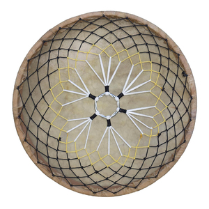 Handmade Engraved Irish Traditional Tambourine Drum with Sheepskin Head and Birch Wood Chamber Customizable - Product Image 3
