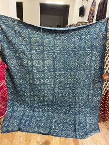 Handcrafted Cotton Kantha <b>Quilt</b> <b>Throw</b> – Soft Lightweight Reversible Bedspread with Traditional Hand-Stitched Design for All-Seas - Product Image 2