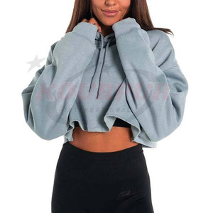 Customized New Arrival Stylish Crop <b>Top</b> Hoodie <b>For</b> <b>Women</b> With Unique Style Highly Recommended Hoodie In Wholesale Price - Product Image 4