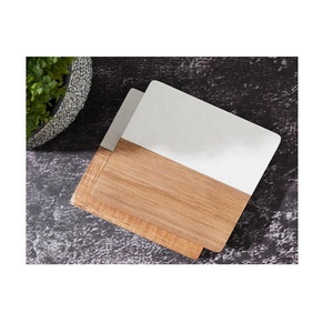 Juego de 4 posavasos de mármol y madera de alta calidad, decoración moderna para el hogar para café, té, mesa de comedor, soporte de vidrio - Product Image 5