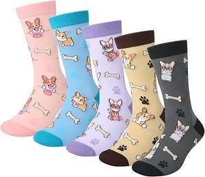 Chaussettes d'hiver décontractées pour hommes de qualité supérieure, respirantes, confortables, en tricot Spandex/Nylon, résistantes aux déchirures, personnalisables, couleur unie - Product Image 1