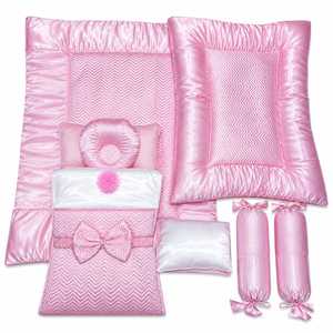 Juego de Ropa de Cama para Bebé Personalizado, Simple, Acolchado de Satén, Diseño Sólido, Relleno de Seda, 200 Hilos, 80 Fibras, para Todas las Estaciones - Product Image 4