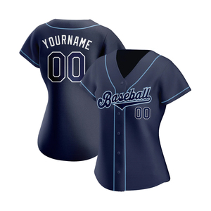 Maillots de baseball personnalisés, maillots brodés pour l'entraînement, uniformes d'équipe, fournisseur en gros, usine. - Product Image 2