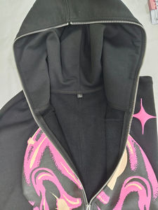 Sweat à capuche surdimensionné en coton French Terry personnalisable pour homme, imprimé numériquement, style streetwear, 100% coton - Product Image 5