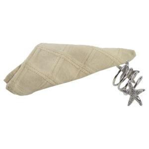 Anneaux de serviette tendance en métal, parfaits pour la vaisselle, porte-serviettes en aluminium couleur argent, décoration de table à manger, événement hôtelier - Product Image 5