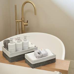 Cesta Moderna de Yute Tejido Ecológico, Plegable, Decorativa, para Ropa, Cocina, Regalos, Organizador, Almacenamiento para Bebés - Product Image 6