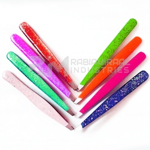 Pinzas Cosméticas para Cejas RMI, Pinzas para Cejas de Acero Inoxidable Sostenible en Todos los Colores y Juego de Tijeras con Estuche de Cuero, Logotipo Personalizado - Product Image 4