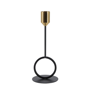 Support de bougie décoratif en métal pour la décoration de la maison, porte-bougie décoratif de qualité supérieure, aluminium coulé noir, fait main, personnalisé - Product Image 2
