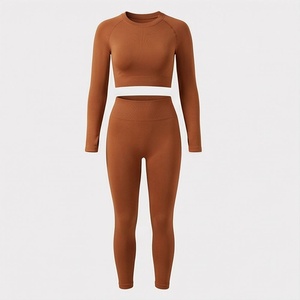 Ropa Deportiva Personalizada, Conjunto de Yoga para Mujer, Ropa de Gimnasio, Ropa Deportiva Premium al por Mayor, Colores Personalizados - Product Image 1