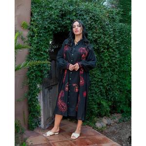 Nuevo Vestido de Moda para Mujer, Vestido Camisero Informal de Manga Larga, Vestido Camisero Blanco Informal para Mujer, Nuevo Diseño de Primavera, Vestido Camisero Elegante - Product Image 1