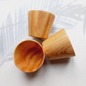 Taza de madera para café y té, logotipo personalizado, hecha a mano, Estilo Vintage, respetuoso con el medio ambiente - Product Image 2