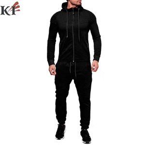 Conjunto Deportivo Personalizado al por Mayor con Logotipo para Hombre, Otoño, Unisex, Poliéster/Algodón, con Capucha, Antibacteriano, de Secado Rápido - Product Image 4