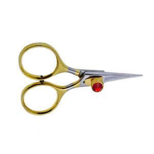 Ciseaux de pêche à lame tranchante en acier inoxydable pour la pêche à la mouche, avec vis décorative - Product Image 3