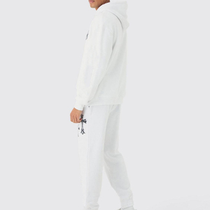 Survêtement de jogging à capuche de haute qualité pour hommes, ensemble de survêtement de jogging pour adultes en gros, survêtement de sport d'entraînement pas cher - Product Image 5