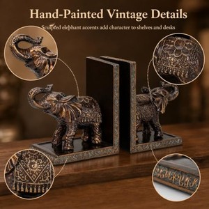 Walnut Wood wooden <b>bookends</b> and desk organizers OEM Custom Wholesale | Aqdus Saleem India - Product Image 4