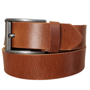 Cinturón de cuero de búfalo premium para hombre, cuero genuino de grano completo, hebilla clásica retro personalizada, cinturón duradero informal y de vestir. - Product Image 5