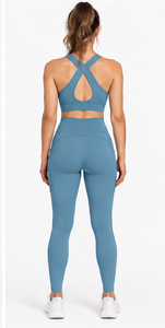 Women Gym Sports <b>Bra</b> Breathable Stretch Yoga Fitness Running Training <b>Top</b> Seamless <b>Crop</b> <b>Bra</b> Logo Low MOQ <b>Supportive</b> - Product Image 3