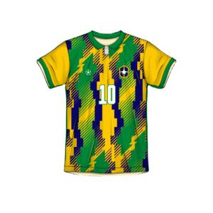 Maillot de football unisexe 2025 personnalisé en polyester respirant léger extensible à séchage rapide, imprimé par sublimation et broderie - Product Image 1