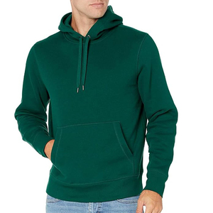 Sweat à capuche court pour homme 100% Coton, coupe ample et oversize, en velours épais 420g, demi-zip, color block, écoresponsable, avec boutons - Product Image 1