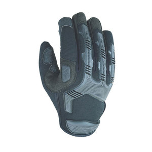 Anti-Slip Textured Nylon Safety <b>Gloves</b> With Elastic Wristband General Purpose Black - Product Image 5