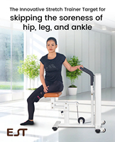 Chaise de rééducation yoga pour étirement des jambes et renforcement musculaire, réglable, résistance manuelle, en acier, portable, durable, physiothérapie