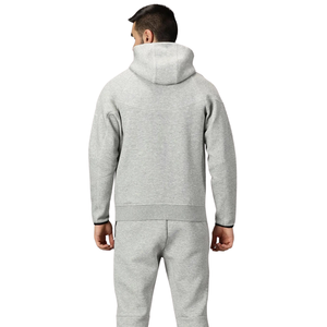 Men Fleece Full <b>Zip</b> Hoodie Tracksuit Set Relaxed Fit Straight Leg <b>Trousers</b> Casual Winter Two Piece Lounge Outfit with Pockets - Product Image 2