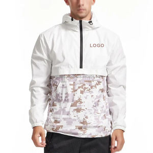 Chaqueta Cortavientos Impermeable y Transpirable de Diseño Superior, Personalizada, Talla Grande, para Exteriores, con Media Cremallera, de Poliéster y Nailon, para Motociclismo, Senderismo, Casual, para Hombre - Product Image 4