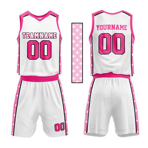 Wholesale Custom Basketball Jerseys Reversible Uniform Set Quick Dry Sublimation Sportswear - Product Image 3