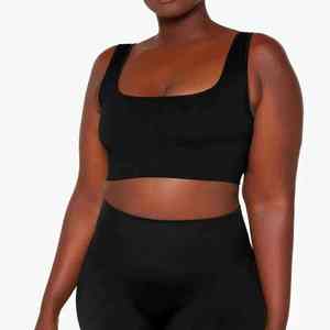 Conjuntos deportivos de alta calidad, elásticos, para gimnasio, fitness, pantalones acampanados, 2 piezas, conjunto deportivo de yoga para mujer - Product Image 5