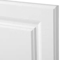Portes de cuisine en PVC moulé 3D multi-étapes, design économique, résistantes à l'humidité et aux rayures