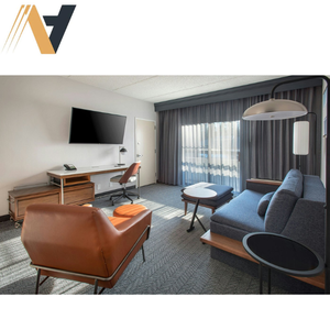 Meubles d'hôtel modernes urbains Courtyard by Marriott - Suite de meubles de chambre compacte - MDF/HPL/Placage - Usine du Vietnam - Product Image 3