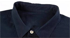 Chemises en jean pour hommes, chemise en denim, mode, haute qualité, coton, dernière collection 2026, grande taille, couleur unie, confortable, OEM - Product Image 2
