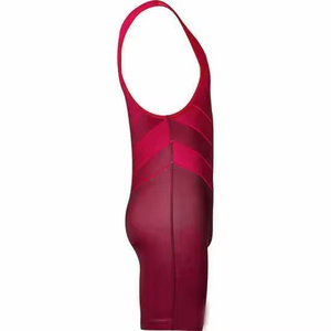 High Quality OEM Compression Fitness Comfortable Bodybuilding Wholesale Spandex / Polyester Breathable Workout Wrestling Singlet - Product Image 6