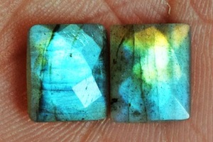 Piedra Preciosa Suelta Certificada de Labradorita Azul Brillante con Corte Cojín, Facetada, Tipo Briolette, 100% Natural de Primera Calidad, para Joyería Fina - Product Image 4