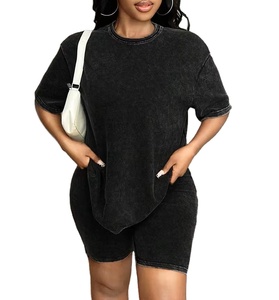 ชุดเซ็ต 2 ชิ้น เสื้อแขนสั้นระบายแต่งระบายกับกางเกงขายาวทรงกว้าง สไตล์ลำลองสำหรับผู้หญิง ชุดสองชิ้นสำหรับฤดูใบไม้ผลิ/ฤดูร้อน เหมาะสำหรับใส่เที่ยวเล่น - Product Image 4